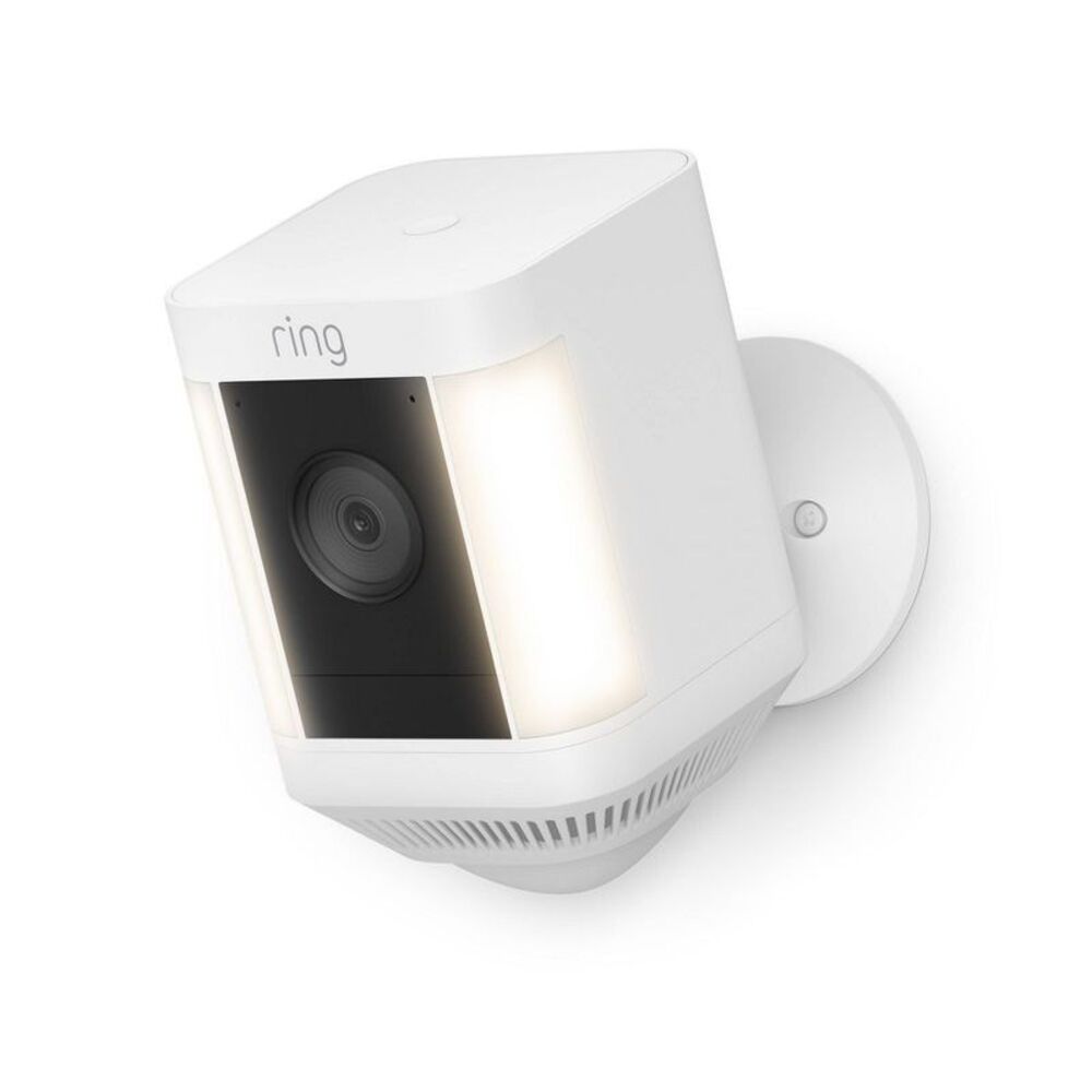 Ring Outdoor Floodlight Camera in White and Black
